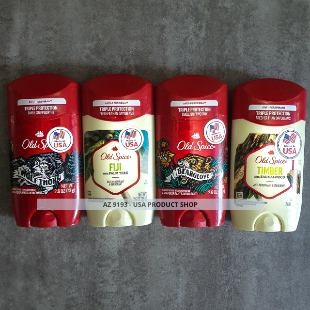  Lăn Khử Mùi Nam Old Spice Wild Collection WOLFTHORN - Sáp Trắng 73g 