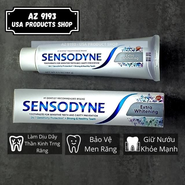  Kem đánh răng Sensodyne EXTRA WHITENING 184g 