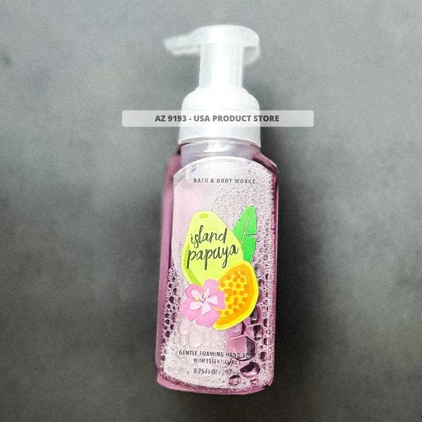  Nước rửa tay dạng bọt Bath and Body Works ISLAND PAPAYA 259ml 