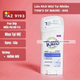  Lăn Khử Mùi Nữ Tom's Of Maine UNSCENTED 64g 