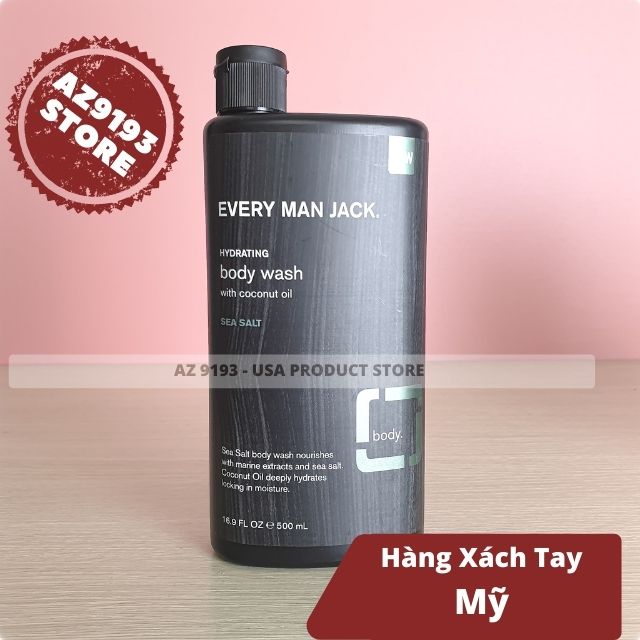  Sữa Tắm Every Man Jack  SEA SALT 500ml 