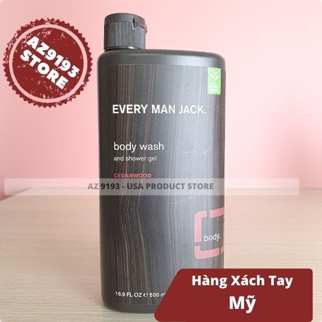  Sữa Tắm Every Man Jack CEDAWOOD 500ml 