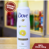  Xịt Khử Mùi Dove Go Fresh GRAPEFRUIT & LEMONGRASS 150ml 