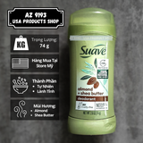  Lăn khử mùi nữ Suave ALMOND and SHEA BUTTER - Sáp trong 74g 