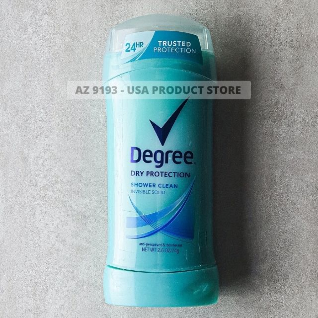  Lăn Khử Mùi Nữ Degree Dry Protection SHOWER CLEAN - Sáp Trắng 74g 