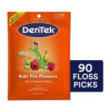 Tăm Chỉ Nha Khoa Cho Bé Dentek Kids Fun Flossers 90 tăm - Hàng Mỹ 