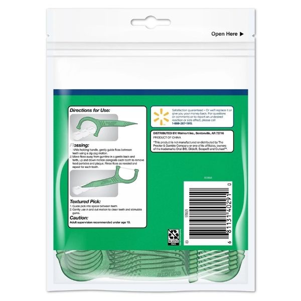  Tăm Chỉ Nha Khoa EQUATE, 75 tăm, Hàng Mỹ, Hương Bạc Hà | Az9193 