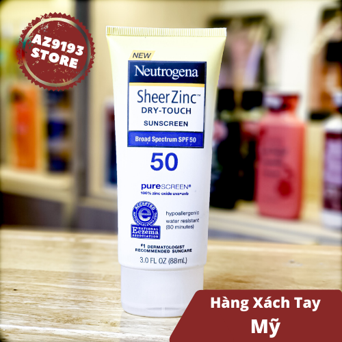  Kem Chống Nắng Neutrogena Sheer Zinc Dry-Touch SPF50 88ml 