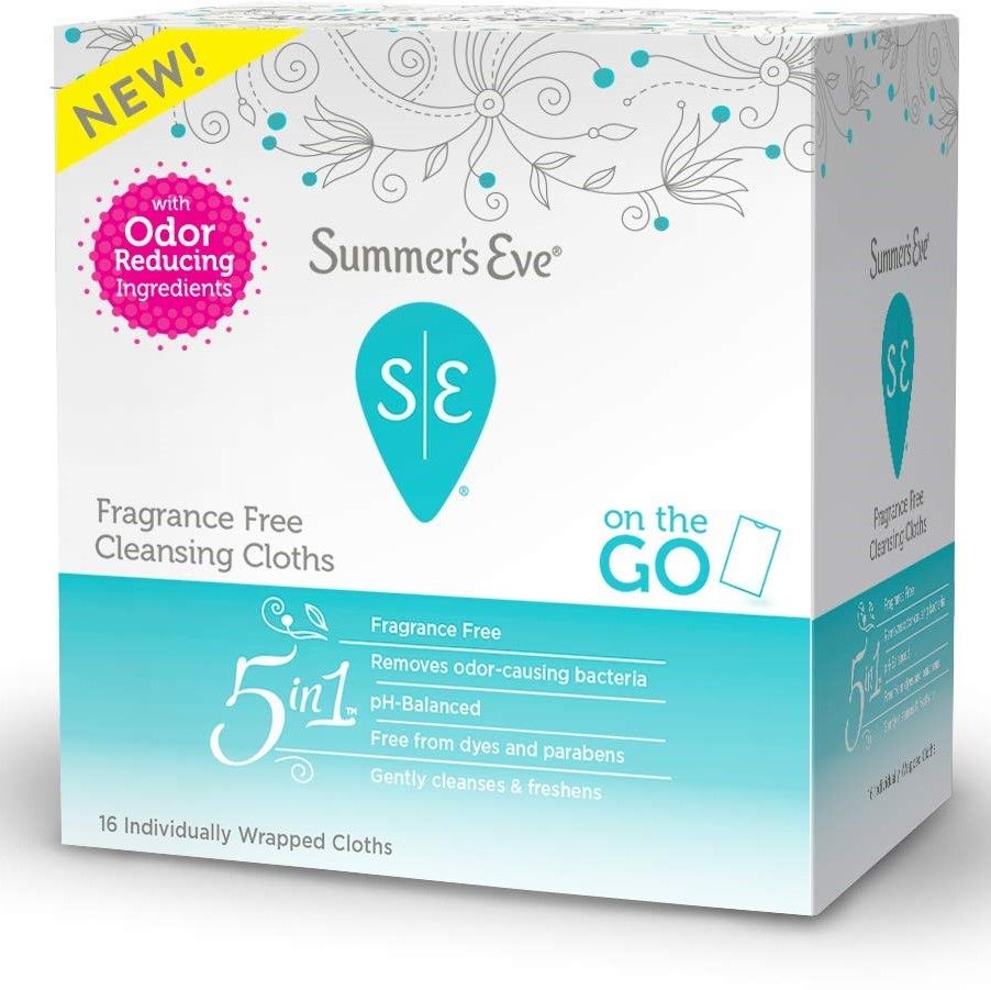  Khăn Ướt Phụ Khoa Summers Eve Fragrance Free 16 miếng 