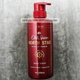  Sữa Tắm Old Spice NORTH STAR With Notes Of Teakwood 500ml - Hàng Mỹ 