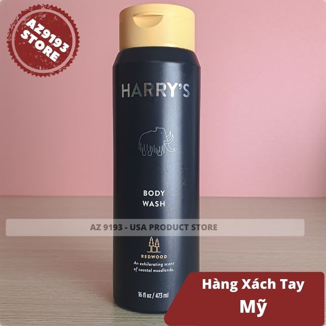  Sữa Tắm Harry's REDWOOD 473ml - Hàng Xách Tay Mỹ 