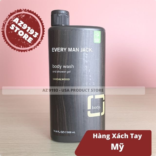  Sữa Tắm Every Man Jack SANDALWOOD 500ml 