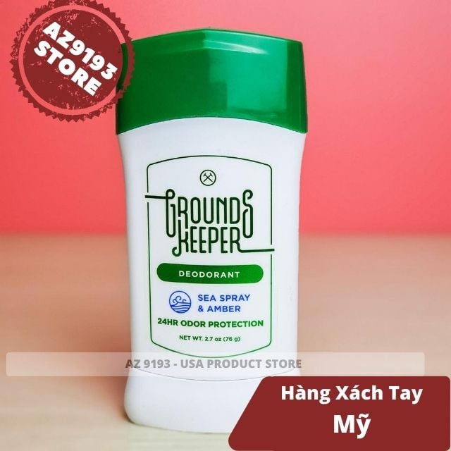 Lăn Khử Mùi Grounds Keeper Sea Spray Amber Deodorant 76Gr (Sáp Xanh) – AZ  9193 - USA Product Store