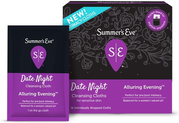  Khăn ướt phụ khoa Summer's Eve DATE NIGHT (16 miếng) 