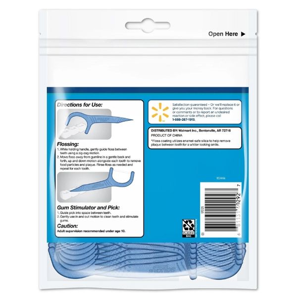  Tăm Chỉ Nha Khoa EQUATE, 75 tăm, Chỉ Đôi, Hàng Mỹ, Hương Bạc Hà | Az9193 