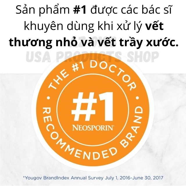  Kem Mỡ Giúp Mờ Sẹo, Tái Tạo Da Neosporin ORIGINAL 28.3g - Hàng Mỹ 