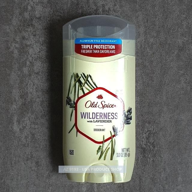  Lăn Khử Mùi Old Spice Inspired By Nature Collection WILDERNESS - Sáp Xanh 85g 