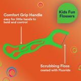  Tăm Chỉ Nha Khoa Cho Bé Dentek Kids Fun Flossers 90 tăm - Hàng Mỹ 