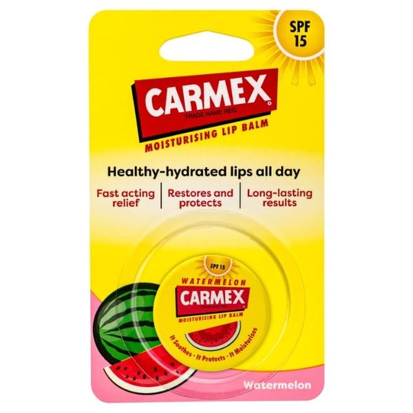  Son Dưỡng Môi Carmex, Dưa Hấu, Hủ 7.5g, SPF 15 