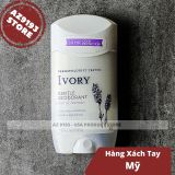  Lăn Khử Mùi Ivory LAVENDER - Sáp Trắng 68g 