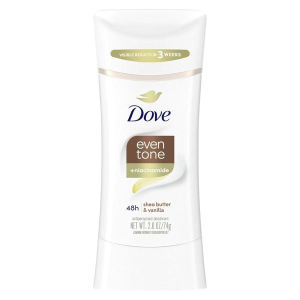  Lăn Khử Mùi Dove Even Tone SHEA BUTTER - Sáp Trắng 74g 