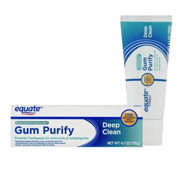  Kem Đánh Răng EQUATE Gum Purify 116g - Hàng Nội Địa Mỹ 
