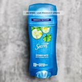  Lăn Khử Mùi Nữ Secret CUCUMBER WATER 74g, Dạng Sáp - Hàng Xách Tay Mỹ 