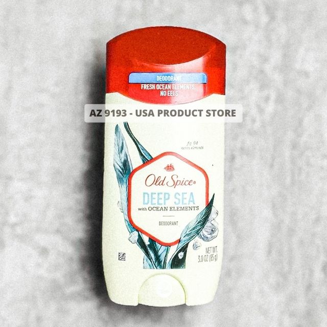  Lăn Khử Mùi Old Spice Inspired By Nature Collection Deep Sea - Sáp Xanh 85g 