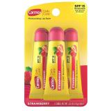  Set son dưỡng môi Carmex Daily Care STRAWBERRY, Set 3 Tuýp 