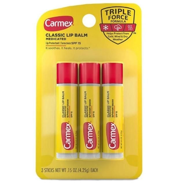  Set son dưỡng môi Carmex Classic, Dạng Thỏi 4.25g - Hàng Nội Địa Mỹ 