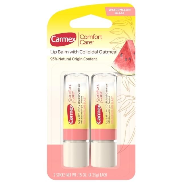  Set son dưỡng môi Carmex Comfort Care WATERMELON (2 thỏi) 