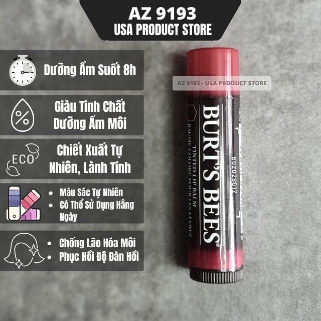  Son Dưỡng Có Màu Burt's Bees Tinted Lip Balm DAISY 4.25g 