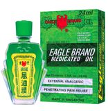  Dầu Gió Xanh Con Ó Mỹ Eagle Brand 24ml 