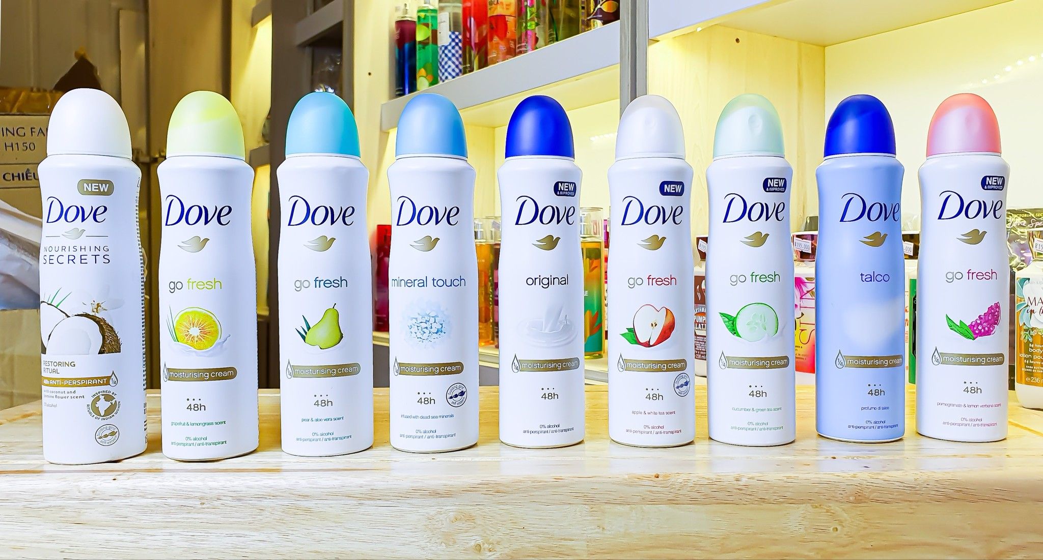  Xịt Khử Mùi Dove ORIGINAL 150ml 