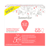  Khăn ướt phụ khoa Summer's Eve GOLDEN GLAMOUR 16 miếng 