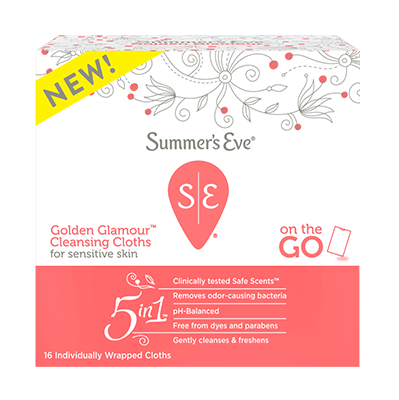  Khăn ướt phụ khoa Summer's Eve GOLDEN GLAMOUR 16 miếng 