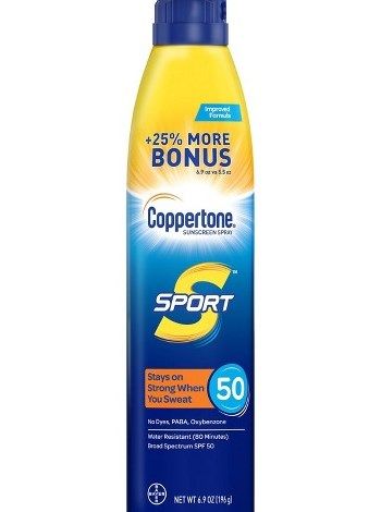  Xịt Chống Nắng Coppertone Sport SPF50 196g 