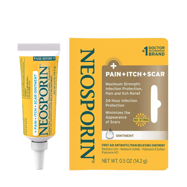  Thuốc mỡ trị sẹo Neosporin PAIN + ITCH + SCAR 14.2g 