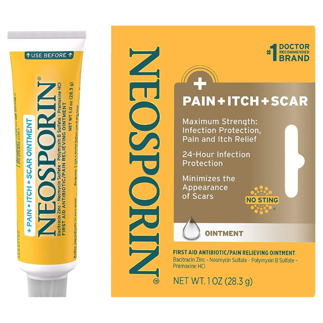  Thuốc mỡ trị sẹo Neosporin PAIN + ITCH + SCAR 28.3g 