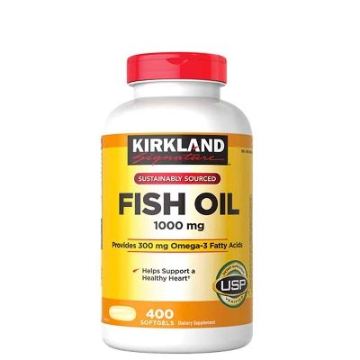  Kirkland Fish Oil 1000mg 400V 