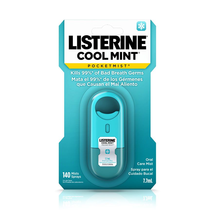  Xịt Thơm Miệng Listerine Cool Mint Vỉ 1 X 7.7ml 