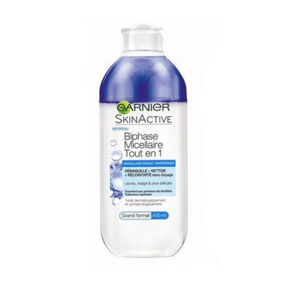  Nước Tẩy Trang Garnier Biphase Micellaire Waterproof Tím 400ml 