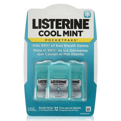  Thơm Miệng Listerine Cool Mint vỉ 3 