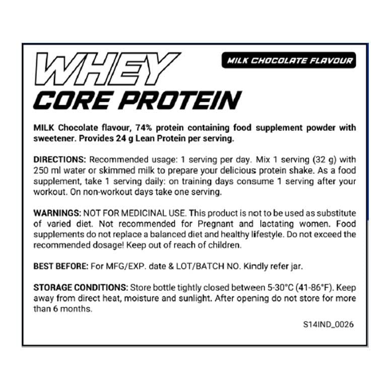  Sữa Tăng Cơ Whey Core Superior 14 - 70 lần dùng 