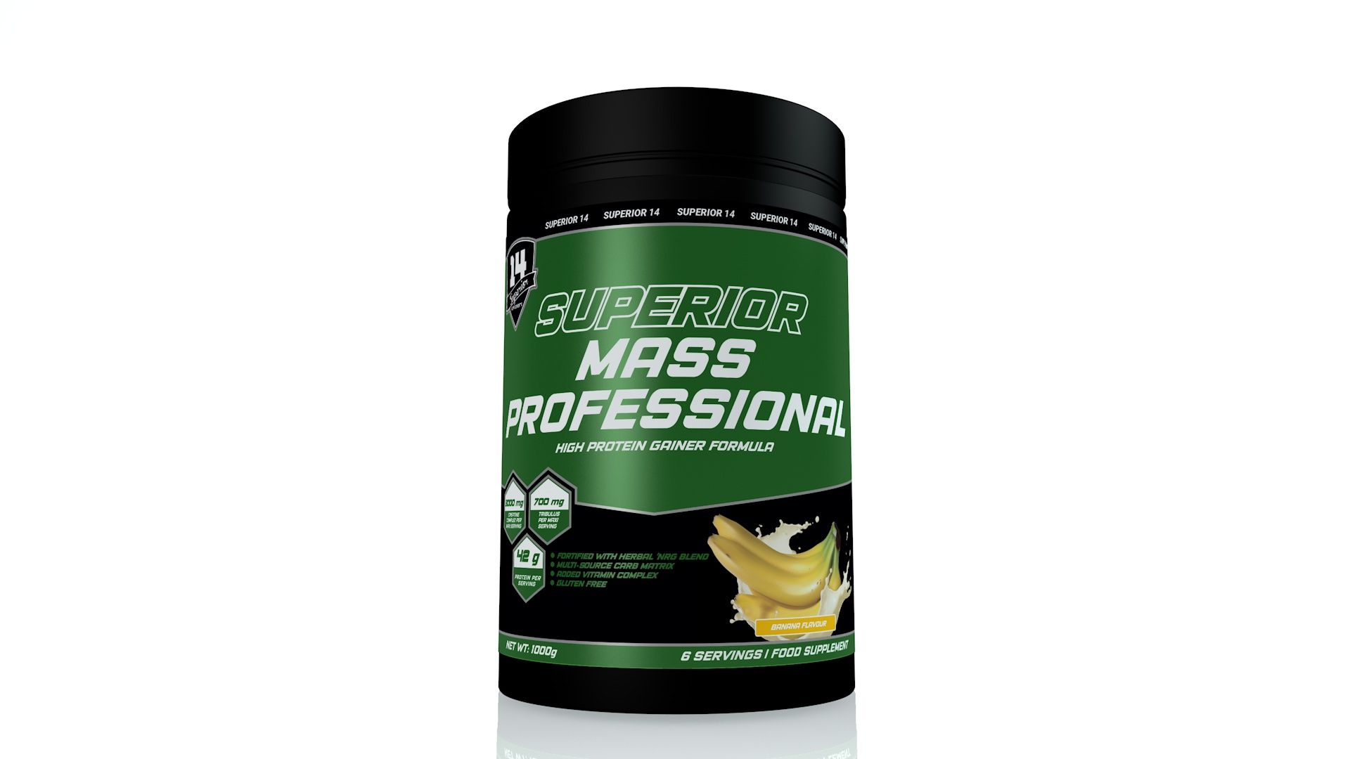  Sữa Tăng Cân Superior Mass Professional - 1kg 