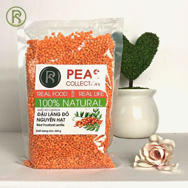  Đậu lăng đỏ Nguyên hạt Real Food 