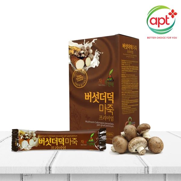 Bột ngũ cốc Hàn Quốc N-Choice Nấm và Đẳng sâm 300g - hộp 10 gói x 30g / gói