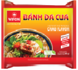  BÁNH ĐA CUA 60G - Instant Brown Rice Noodles Crab Flavor 