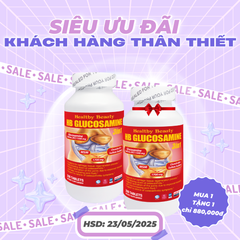 HB GLUCOSAMINE 3 IN 1 - Chai 200 viên (date < 6 tháng)