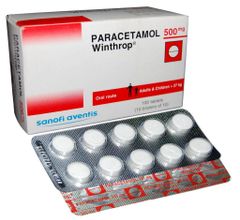 PARACETAMOL WINTHROP 500MG SANOFI (H/100V)